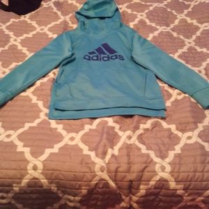 Blue Adidas hoodie